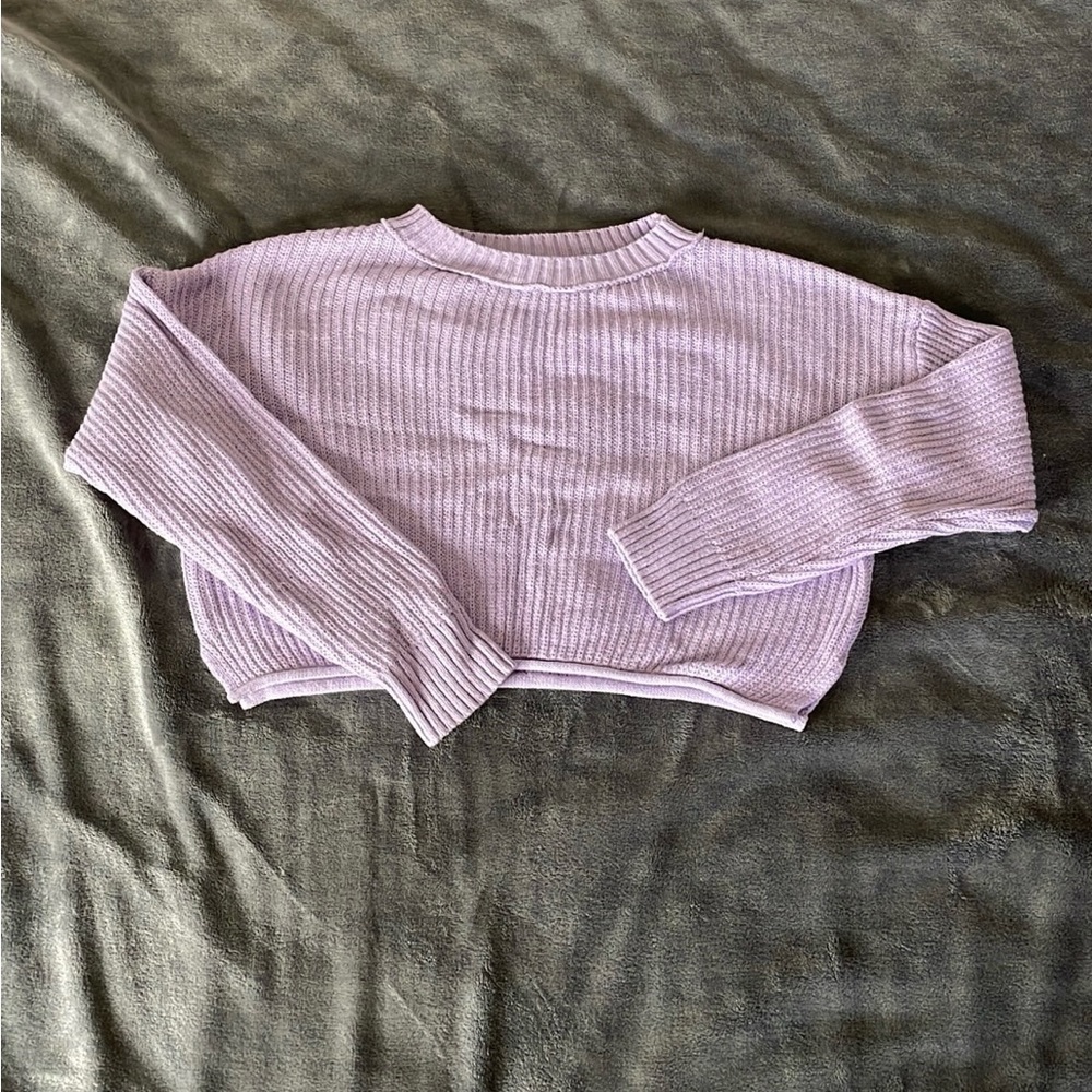 Long sleeve crop top